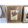 Image 2 : 2 Framed Flower Prints