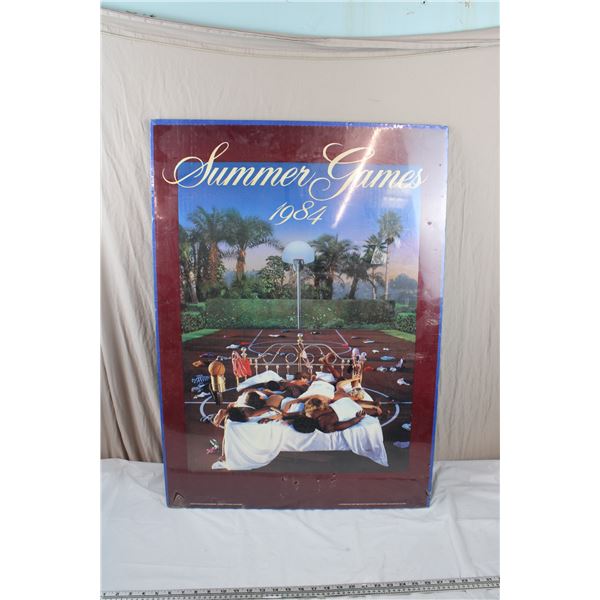 1984 Summer Games Posterboard - 34"x24"