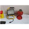 Image 2 : Vintage Red Lantern, trouble light + Biohazard Container