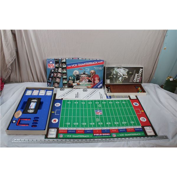 NFL VCR Quarterback Game + Super Mastermind