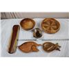 Large Wooden Bowls and serving Trays