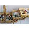 Image 5 : Sewing Machine Basket Drawer - filled with contents, buttons, etc