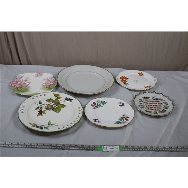 Serving Plates - Royal Albert "Bossom Time" + Melfort SK Plate