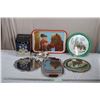 Silver Plated Serving Trays, Newfoundland, Child with Pony dinner tray