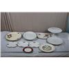 Image 1 : Royal Swan Platter, Cake Serving Tray, Grindley Gold Rimmed Platter, various plates