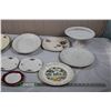 Image 3 : Royal Swan Platter, Cake Serving Tray, Grindley Gold Rimmed Platter, various plates