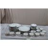 52 piece Plates, Bowls, Cups, Saucers, serving tray - RC Japan ceramic