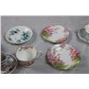 Image 2 : Royal Albert Saucers with Cup, Royal stuart Cup + Saucer, 2 Small China Sake Cup+saucers