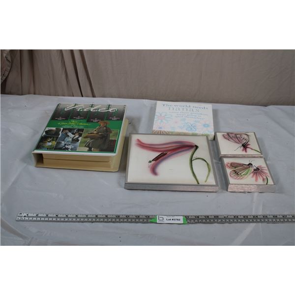 Anne of Green Gables VHS Set + Jane Hall Cloth Paintings