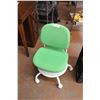 Image 1 : Small Green Chair on Casters