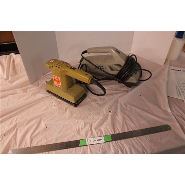 Hoover Brush Vac and Black and Decker Sander