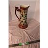 Image 1 : 14" Tall Fancy Glass Pitcher