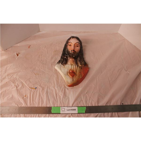 Religious Chalkware Piece