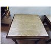 Image 2 : Pair of Matching Square End Tables - 21x21x16" (heavy solid wood)