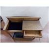 Image 2 : Small Nightstand / Sewing machine desk - 1 drawer - 31x12x30"
