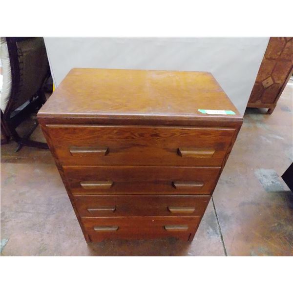 Wooden Dresser - 4 drawer - 25"wide, 35.5"high, 16" deep