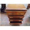 Image 3 : Wooden Dresser - 4 drawer - 25"wide, 35.5"high, 16" deep