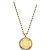 Image 2 : Gold Coin, Gold Pendant-Necklace