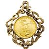 Image 1 : U.S. Gold Coin, Gold Pendant