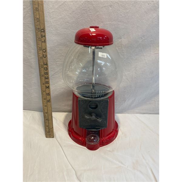 Gum ball machine (glass globe)