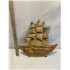 Cast iron ship decor