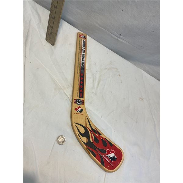 Collectible Team Canada mini stick