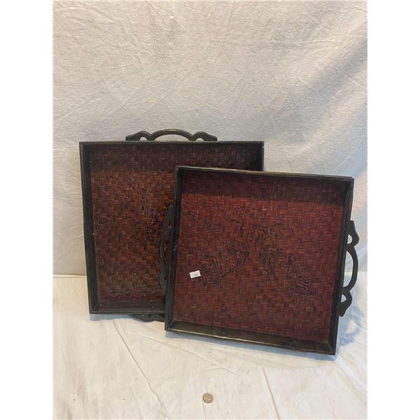 Vintage nesting trays