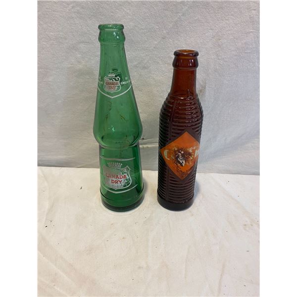 Vintage pop bottles