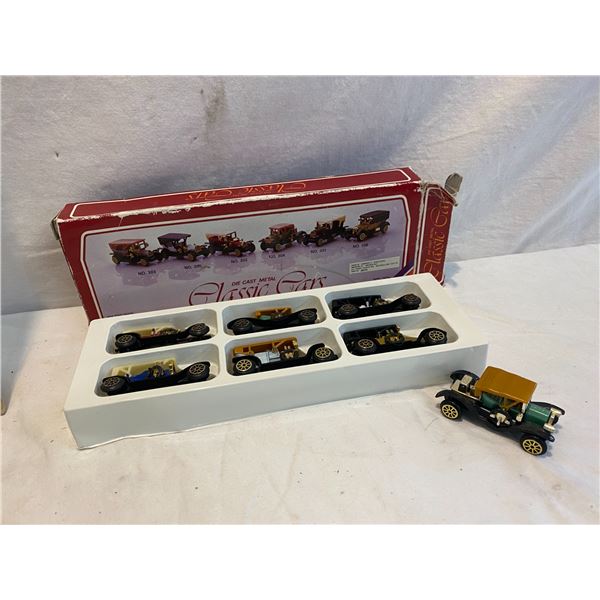 Die cast metal classic cars
