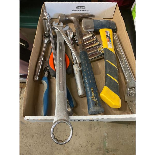 Lot rolls, hatchet etc