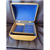 wooden inlaid jewelry box vintage