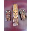 Image 1 : tiki carved lot