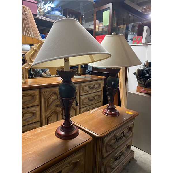 Pair of lamps