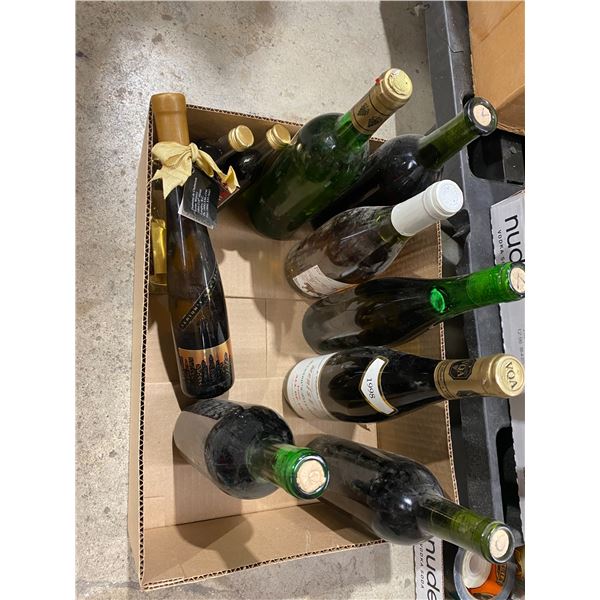 Bottles and contents