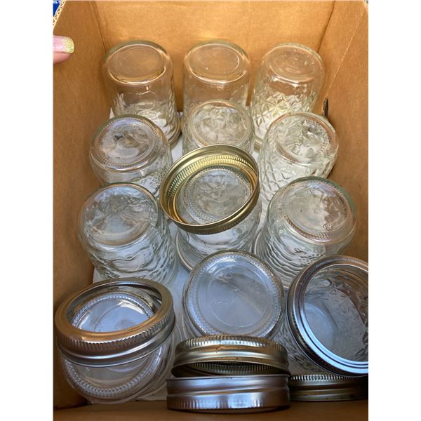 Lot canning jars
