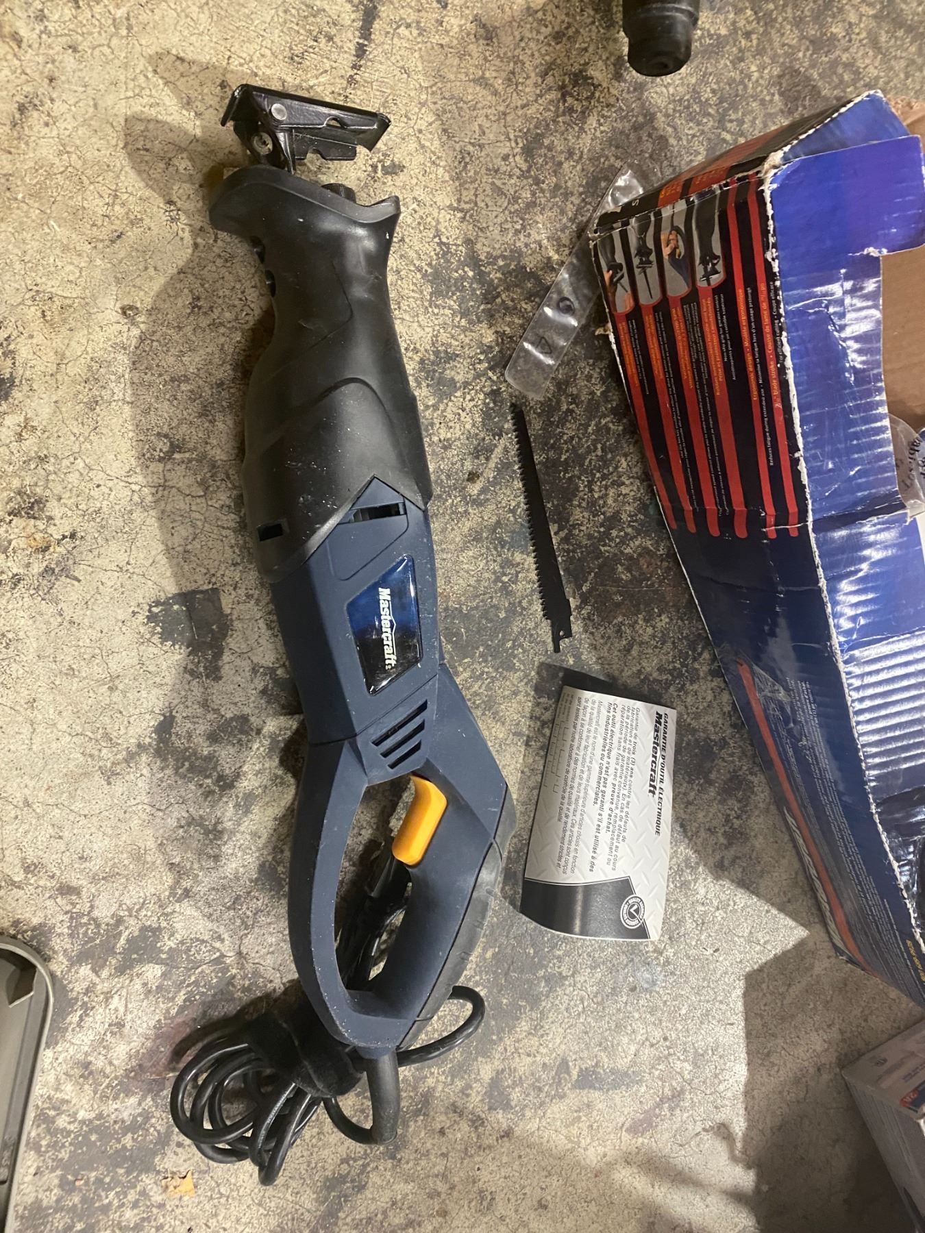 Mastercraft reciprocating saw