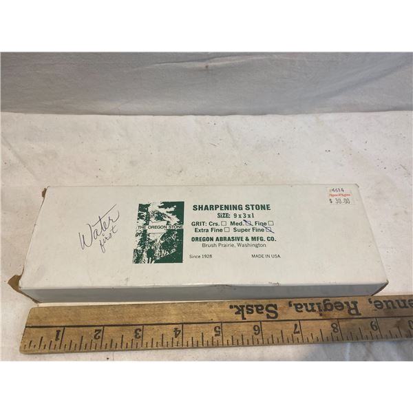 Sharpening stone 9 inches x3 inches x1