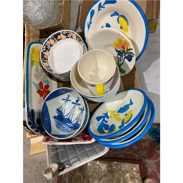 Lot dishes