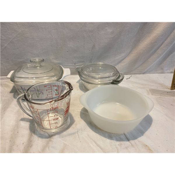 Glasbake, fire king and other