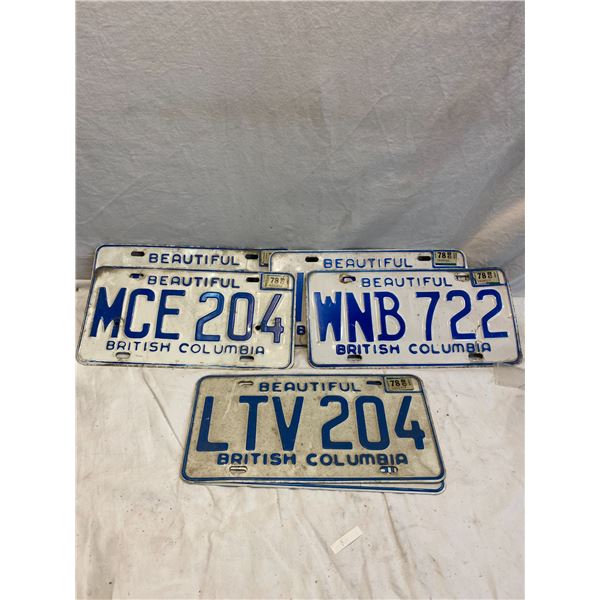 License plates