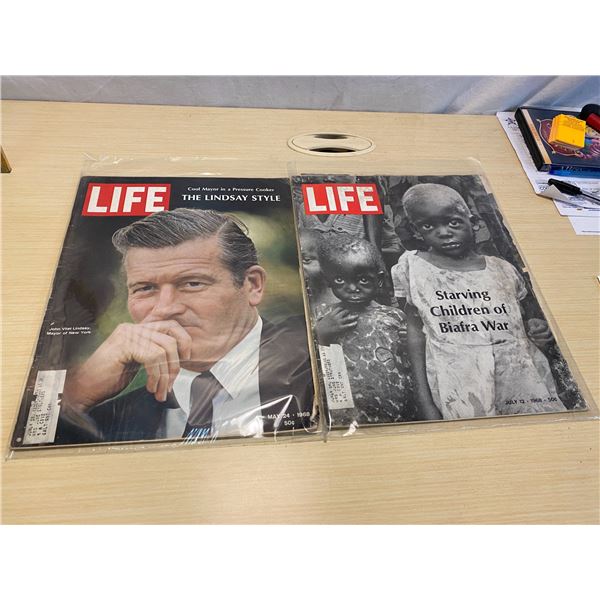 Two Life Magazines