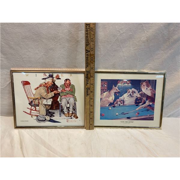 Norman Rock well and Jack the Ripper art