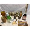 Image 1 : Lot lidded containers and vases and other collectibles