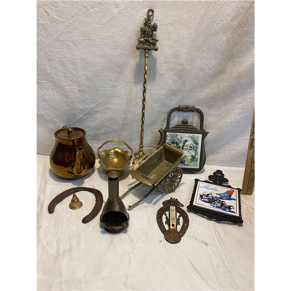 Trivets  Ashtray, and other collectibles