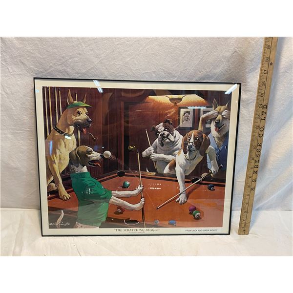 The scratching Beagle by Arthur Sarnoff