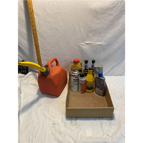 Jerry can and fluids