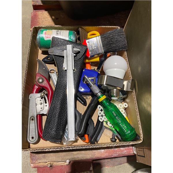 Lot hand tools and other hardware etc