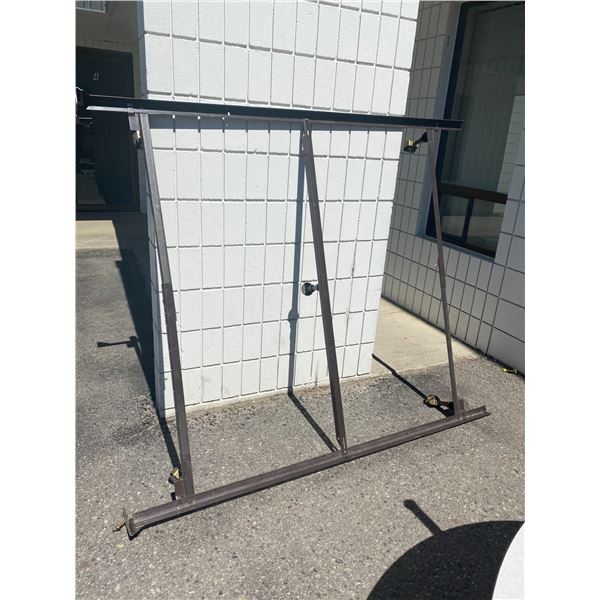 Metal bed rails single to queen