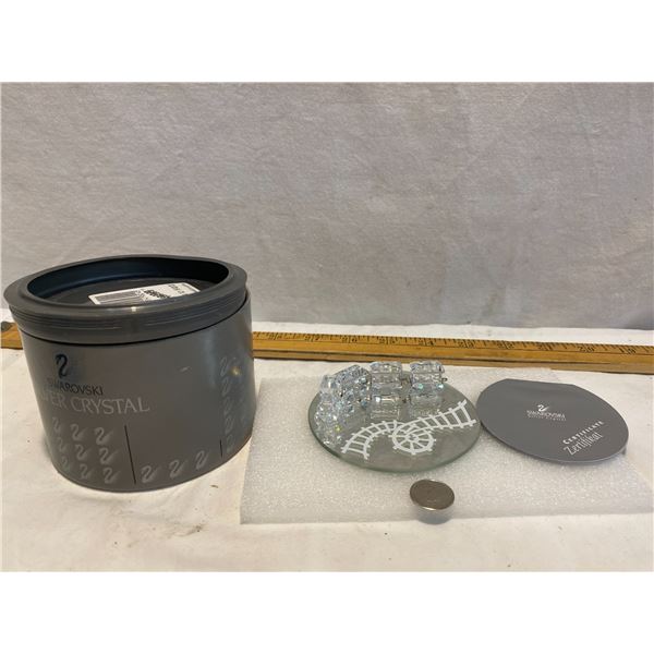 Swarovski silver crystal train