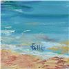 Image 2 : Elliot Fallas, "At the Cove" Original Oil Painting on Canvas, Hand Signed with Letter of Authenticit